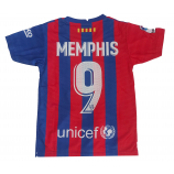 1=2 Barcelona hazai 2021/22 gyermek mezgarnitúra Memphis felirattal 