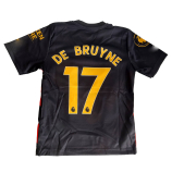 Manchester City 2022/23 váltó mezgarnitúra De Bruyne felirattal 