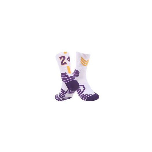   Crew Socks kosárlabda zokni fehér lila
