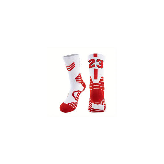  Crew Socks kosárlabda zokni fehér piros