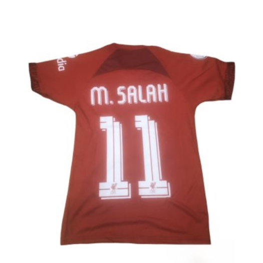 2023/24 Liverpool hazai gyerek mezgarnitúra M.Salah felirattal ÚJ - 110cm és 165cm