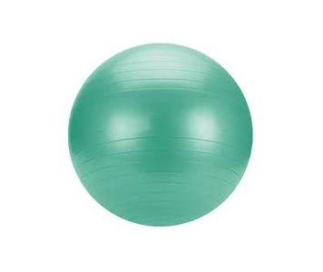 Gimnasztikai labda zöld, PVC, 75 cm, Salta