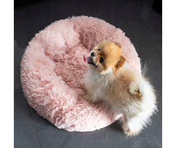Nyugtató kutyaágy, macskaágy 50 cm halvány pink