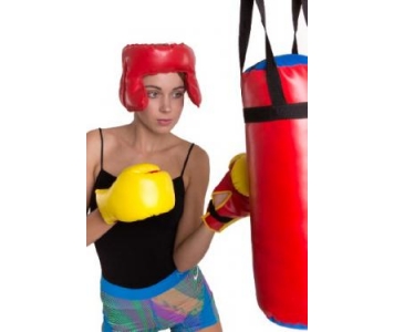 Gyerek bokszkészlet fejvédővel