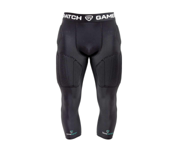 Gamepatch Pro+ párnázott háromnegyedes leggings Fekete