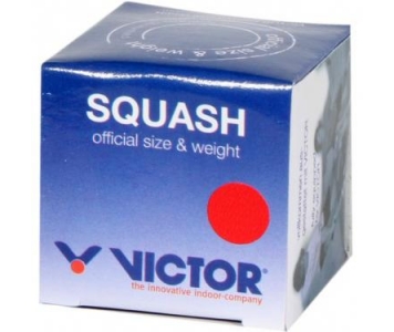 Squash labda Victor piros