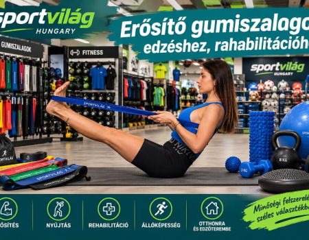 Erősítő gumiszalag edzéshez és rehabilitációhoz