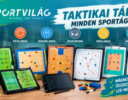 Taktikai tábla és kiegészítők minden sportághoz