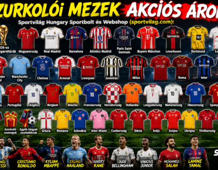 Szurkolói mezek akciós áron