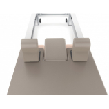 Toorx Liveness Pilates PTX-7000 Foldable Aluminium Reformer Moon Sand