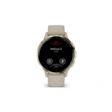 Garmin Venu 3s Soft Gold / French Gray Szilikon és Bőr szíjjal