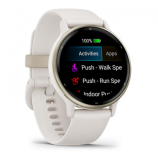 Garmin Vívoactive 5 Cream Gold pulzusmérő óra