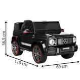 MERCEDES GYERMEKJÁRMŰ AMG G63 modell  110 X 69 X 56,5 CM