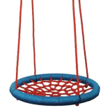 Fészekhinta WOODY 91409 kék 100 cm