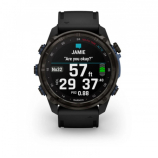 Garmin Descent Mk3i – 43mm Carbon grey DLC szilikon szíjjal pulzusmérő óra