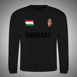 Hungary Címeres Gyerek kerek nyakú pulcsi
