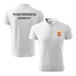 magyar galléros poló HUNGARY vagy Magyarország felirattal