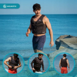 Biztonsági mellény AQUASTIC Omni 50N neoprén fekete