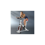 Homcom fitnesz kerékpár, 7 szint, LCD kijelző, 103 x 53 x 110-114 cm, fehér-fekete