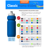Kulacs Classic 650 ml tetszőleges emblémával tetszőleges színben
