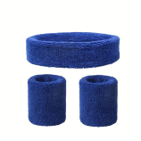 fejpánt+ csuklószorító frottír   15 színben