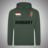 Hungary címeres kapucnis  FELNŐTT  pulóver