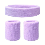 fejpánt+ csuklószorító frottír   15 színben