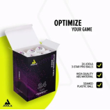 Pingponglabda készlet, 24 db fehér - JOOLA 3-STAR PRO 40+