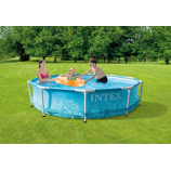 INTEX METAL FRAME BEACHSIDE Medence 305 × 76 cm szűrőrendszerrel 12V 28208GN