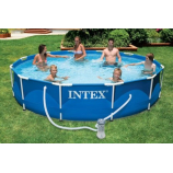INTEX METAL FRAME Medence 305 × 76 cm szűrőrendszerrel