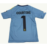 Real Madrid 2026-es kapus mezgarnitúra Courtois felirattal - Kék