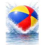 Fesztivál Beach labda 150 cm