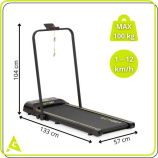 ActiGet elektromos Futópad, 1,0 - 12,0 km/h, 1 LE motor