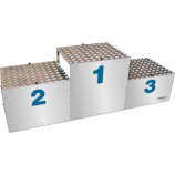 Eredményhirdető Egyéni dobogó Győzteseknek