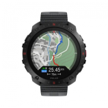 Garmin fenix E 47mm Slate Gray Steel fekete szilikon szíjjal pulzusmérő óra