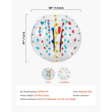 1,5 m-es felfújható labda, PVC test, buborék labda, kültéri játék