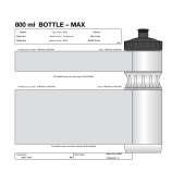 Kulacs MAX 800 ml saját emblémával tetszőleges színben