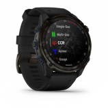 Garmin Descent Mk3i – 43mm Carbon grey DLC szilikon szíjjal pulzusmérő óra