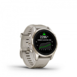 Garmin Epix Pro (Gen2) Sapphire 42mm Krémarany-homokkő szilikon szíjjal pulzusmérő óra