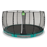 EXIT Allure Classic talajra szerelhető trambulin ø427cm - zöld