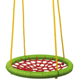 Woody ringató  fészekhinta 85 cm zöld/piros