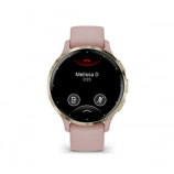 Garmin Venu 3s Soft Gold / Dust Rose Szilikon szíjjal