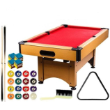 GamesPlanet® Biliárdasztal TRENDLINE Piros 6ft 184 x 108 cm