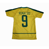 Brazíl hazai Retro Ronaldo gyermek mezgarnitúra