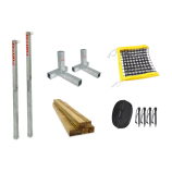 Strandröplabda hálórendszer Beach Basic 8,5 m (szabadon álló)