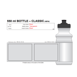 Kulacs Classic 550 ml tetszőleges emblémával tetszőleges színben