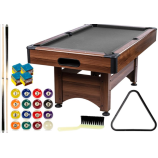 Trendline  biliárdasztal felszereléssel 6 Ft fekete, kék, piros,zöld