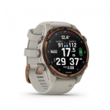 Garmin Descent™ Mk3i - 43mm Bronze PVD Titanium szilikon szíjjal pulzusmérő óra