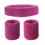 fejpánt+ csuklószorító frottír   15 színben