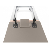 Toorx Liveness Pilates PTX-7000 Foldable Aluminium Reformer Moon Sand